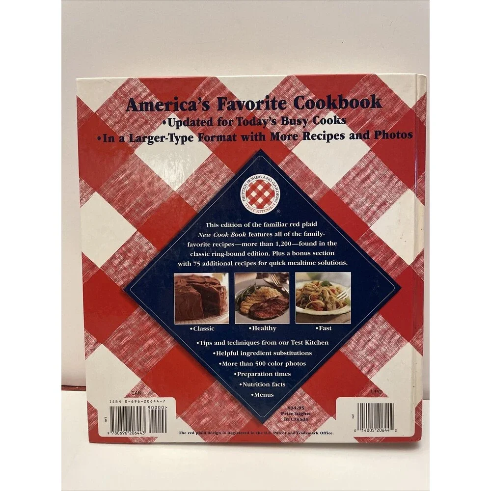 Better Homes & Gardens New Cook Book 1996 Hardback